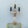 LED Candle Holder 3-arms Skull Skeleton Candle Stand Resin For Home Halloween Party DIY eprolo