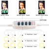 Photo Studio Selfie LED Ring Light with Cell Phone Mobile Holder for Youtube Live Stream Makeup Camera Lamp for iPhone Android eprolo