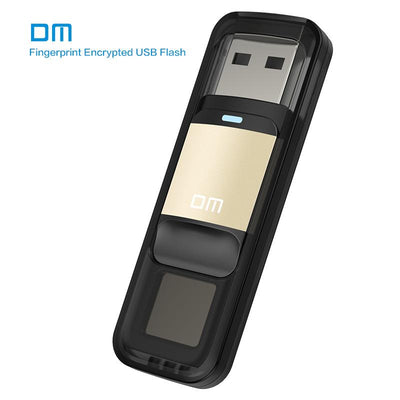 DM PD061 USB3.0 32G 64G High-speed Recognition Fingerprint Encrypted Pen Drive Security Memory USB Stick eprolo