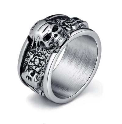 Gothic Punk Skull Men's Ring eprolo