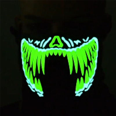 Halloween Led Cold Light Mask Music Sound Control Luminous Party Masks Festival Cosplay Supplies Halloween Accessories eprolo