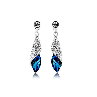 Austrian element Crystal Necklace Earrings Jewelry Sets eprolo