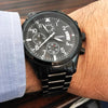 SINOBI Pilot Mens Chronograph Wrist Watch Waterproof Quartz Clock eprolo