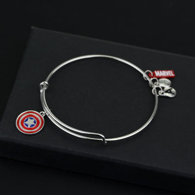 dongsheng Avengers Charm Bracelet Captain America Shield Unisex Bracelet For Movie Fans Gift Jewelry eprolo