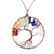 Crystal Natural Stone Tree Necklace eprolo
