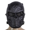 Mask Paintball Full Face Mask Army Games Mesh Eye Shield Mask Halloween eprolo