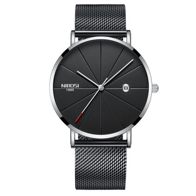 NIBOSI Ultra Thin Fashion Men Watch Top Luxury Brand Business Quartz Watches Waterproof Sports Watch eprolo