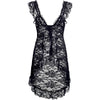 Sexy Lace Lingerie Dress Women Homewear Night Gowns + G-string Sexy Panties Nightwear Sleepwear Sets eprolo