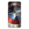 Marvel Avengers Captain America Shield Superhero Case for iPhone 6s 7 8 Plus X 10 XS Max XR Silicone Rubber Cover Ironman coque eprolo