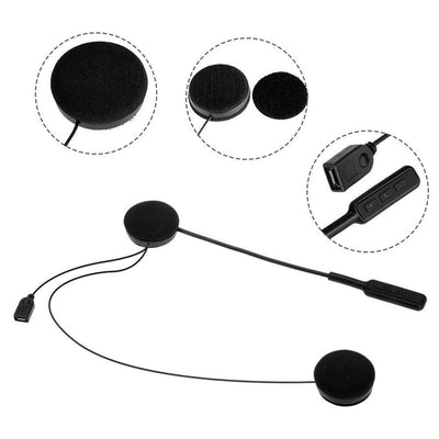 MH01 Motor Wireless Bluetooth Headset Motorcycle Helmet Earphone Headphone Dual Stereo Speaker Handsfree Music For MP3 MP4 phone eprolo