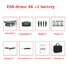 E68 Drone HD wide angle 4K WIFI 1080P FPV Drones video live Recording Quadcopter Height To maintain Drone CameraVS e58 Dron Toys eprolo