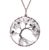 Crystal Natural Stone Tree Necklace eprolo