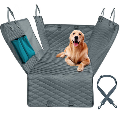 Dog Car Seat Cover View Mesh Waterproof Pet Carrier Car Rear Back Seat Mat Hammock Cushion Protector With Zipper And Pockets eprolo
