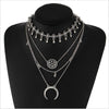 Rscvonm Women Necklace tassel Statement Necklaces Pendants Vintage Jewelry Multi Layers Long Necklace Tassel pendant Necklace eprolo