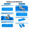 Outdoor mat camp inflatable sleeping mat self inflated mat Sleeping Pad Inflatable Air Cushion Camping with Pillow Air Mattress eprolo