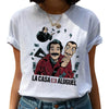 New Money Heist Harajuku T Shirts Women La Casa De Papel Hip Hop T-shirts Fashion House of Paper Tshirt Fashion Top Tees Female Getbrewtaps.com