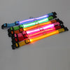 Nylon LED Pet Dog Collar,Night Safety Flashing Glow In The Dark Dog Leash,Dogs Luminous Fluorescent Collars Pet Supplies 4.7 eprolo