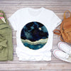 Women 2020 Summer Short Sleeve Floral Flower Fashion Lady T-shirts Top T Shirt Ladies Womens Graphic Female Tee T-Shirt Getbrewtaps.com