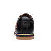New Men Oxford Genuine PU Leather Dress Shoes Brogue Lace Up Flats Male Casual Shoes eprolo