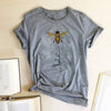 Hillbilly Women Bee Kind T-shirt Aesthetics Graphic Short Sleeve Cotton Polyester T Shirts Female Camisetas Verano Mujer 2020 Getbrewtaps.com