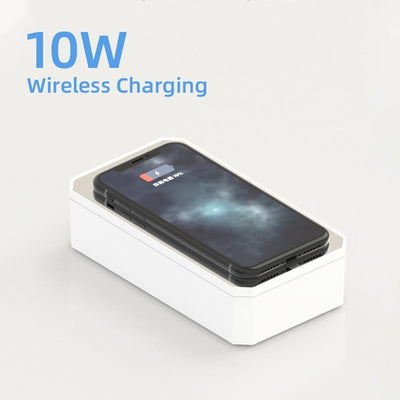 Multifunctional UV Sterilize 10W Wireless Fast Charger Mobile Phone Disinfection Box eprolo