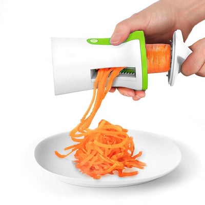 Portable Vegetable Slicer Handheld Spiralizer Peeler Spiral Slicer Stainless Steel for Potatoes Spaghetti Kitchen Accessories eprolo