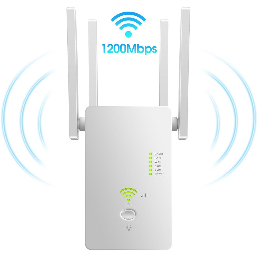 5Ghz WiFi Repeater Dual Band 2.4G& 5G Wireless Wifi Extender 1200Mbps Wi-Fi Amplifier wireless Access Point eprolo