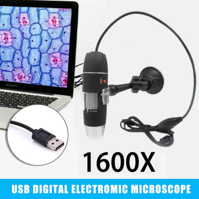 1080P 8 LED Microscope Camera 1000X/1600X Digital USB Magnifier GV99 eprolo