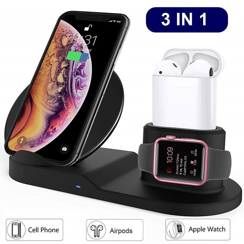 10W Qi Wireless Charger For Iphone XS XR 8 Plus 11 Pro Max Xiaomi Mi9 Huawei Fast Charger eprolo