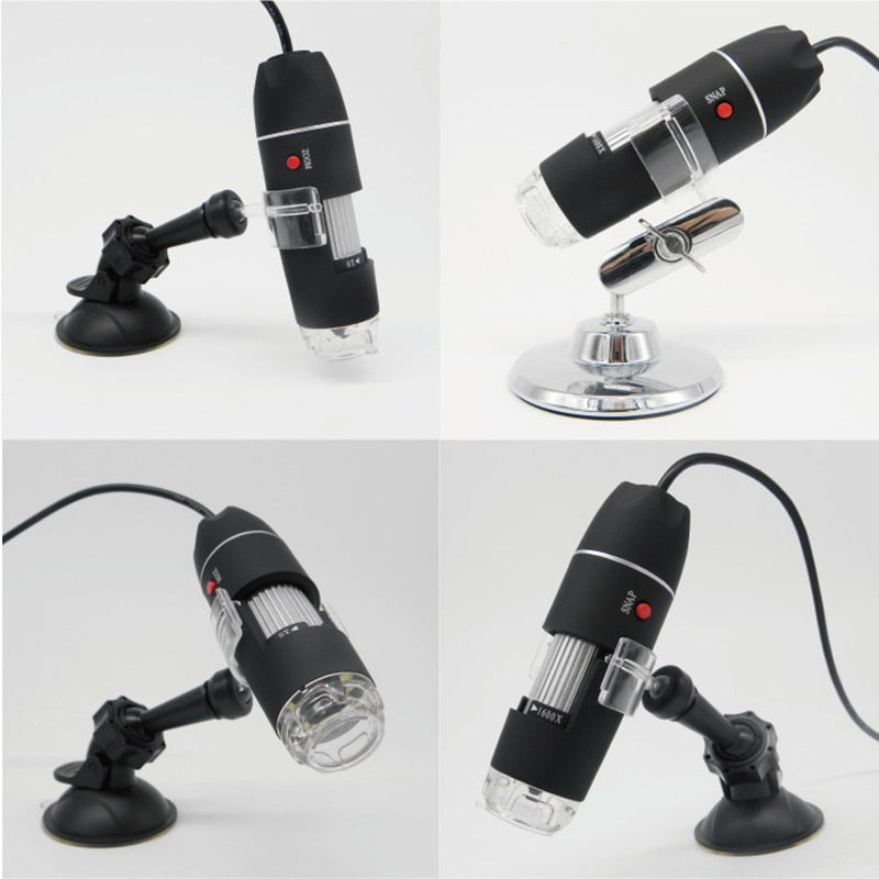 1080P 8 LED Microscope Camera 1000X/1600X Digital USB Magnifier GV99 eprolo