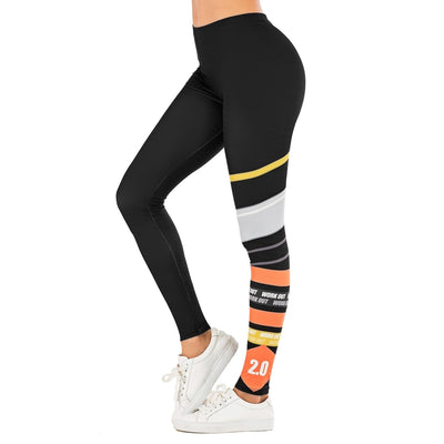 Brand Sexy Women Legging leaf Printing Fitness leggins Fashion Slim legins High Waist Leggings Woman Pants Getbrewtaps.com
