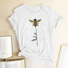Hillbilly Women Bee Kind T-shirt Aesthetics Graphic Short Sleeve Cotton Polyester T Shirts Female Camisetas Verano Mujer 2020 Getbrewtaps.com