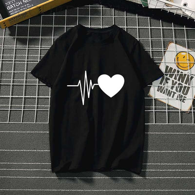 Women's t-shirt Harajuku love t shirt women feminina ladies Than heart ulzzang graphic t shirts women 2019 summer femme clothes Getbrewtaps.com
