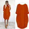 Women Casual Loose Dress with Pocket Ladies Fashion O Neck Long Tops Female T Shirt Dress Streetwear Plus Size 5XL vestidos Getbrewtaps.com