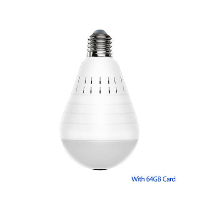 Videcam Wifi Panorama Camera Security Lamp Panoramic Bulb CCTV Video Wireless Ip Camera Surveillance Fisheye HD Camera eprolo