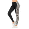 Brand Sexy Women Legging leaf Printing Fitness leggins Fashion Slim legins High Waist Leggings Woman Pants Getbrewtaps.com