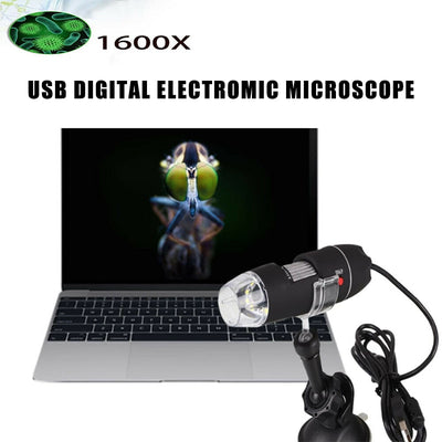 1080P 8 LED Microscope Camera 1000X/1600X Digital USB Magnifier GV99 eprolo