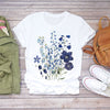 Women 2020 Summer Short Sleeve Floral Flower Fashion Lady T-shirts Top T Shirt Ladies Womens Graphic Female Tee T-Shirt Getbrewtaps.com
