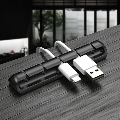 Desktop Cord Manager Data Cable Fixed Buckle Charging USB Cable Wrapper Device Wire Winder Earphone Cable Hub eprolo