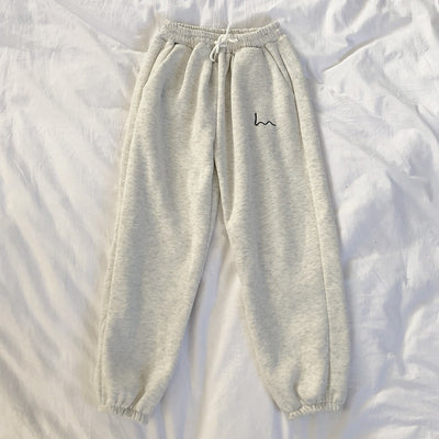 Neploe Pants Women 2020 Spring New Embroidery Elastic High Waist Ladies Trousers Loose Casual Beam Feet Pants Femme 1C285 Getbrewtaps.com