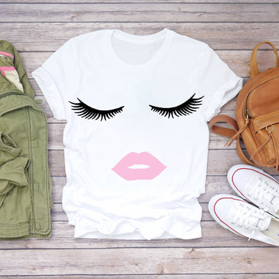 Women 2020 Summer Short Sleeve Floral Flower Fashion Lady T-shirts Top T Shirt Ladies Womens Graphic Female Tee T-Shirt Getbrewtaps.com