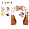 U Shape Electrical Shiatsu Back Neck Shoulder Body Massager Infrared Heated Kneading Car/Home Massager with gift box Getbrewtaps.com
