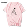 Women's t-shirt Harajuku love t shirt women feminina ladies Than heart ulzzang graphic t shirts women 2019 summer femme clothes Getbrewtaps.com