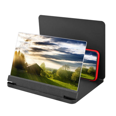 3D Phone Screen Magnifier Amplifier Folding Design HD Video Magnifying Glass Watch 3d Movies Smart Phone Bracket Holder 12inch eprolo