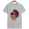 Plus Size Women Summer Vogue Print Lady Casual T-shirt Tops Harajuku Streetwear Short Sleeve O-Neck Tops Tees Camisetas Mujer Getbrewtaps.com