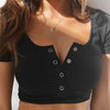 Women ladies Short Sleeve Crop top elegant Plain basic debardeur femme Tank Party bodycon bandage stretch Vest Tee tunique femme Getbrewtaps.com
