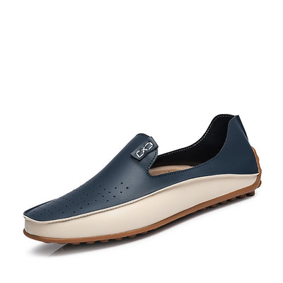 Fashion Leather Shoes For Men New Slip On Loafers Plus Size 47 Casual Driving Shoes WideBusiness Shoes Sneaker Male eprolo