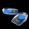 1pair Soft Silicone Gel Insoles for heel spurs pain Foot cushion Foot Massager Care Half Heel Insole Pad Height Increase Getbrewtaps.com