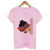 Plus Size Women Summer Vogue Print Lady Casual T-shirt Tops Harajuku Streetwear Short Sleeve O-Neck Tops Tees Camisetas Mujer Getbrewtaps.com