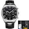 2020 LIGE Mens Watches Top Brand Luxury Waterproof 24 Hour Date Quartz Clock  Male Leather Sport Wrist Watch Relogio Masculino Getbrewtaps.com